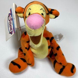 Disney Tigger Bean Bag Plush 9" Tags Included The Disney Store